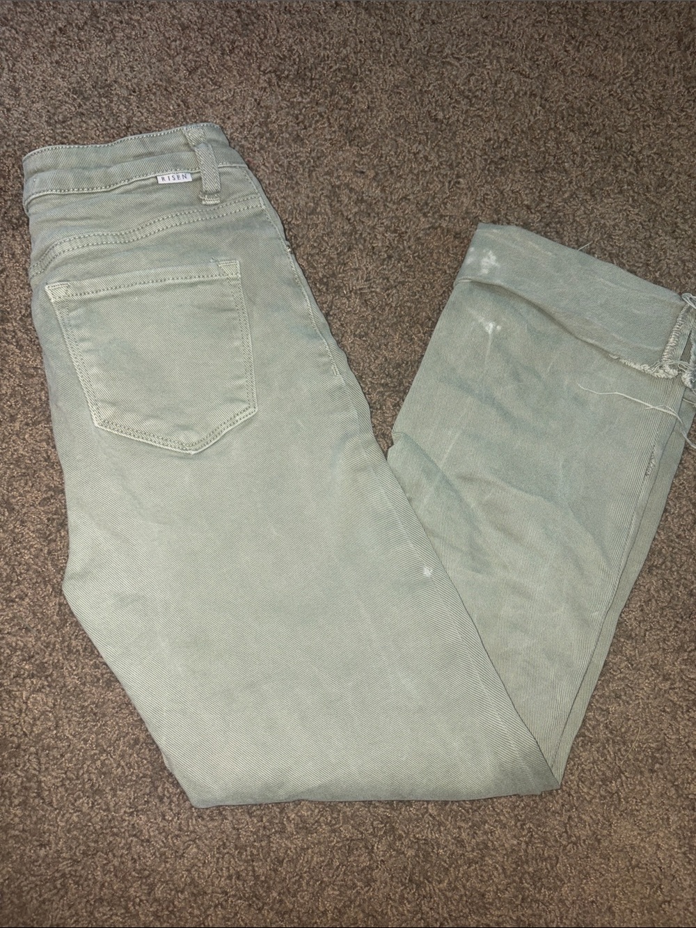 Light Sage Green Jeans